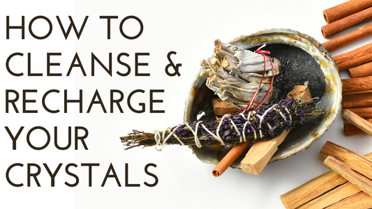 Learn how to cleanse and recharge your crystals with our guide.