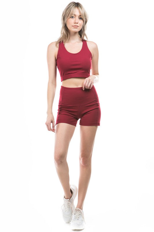 Simple Active Shorts Set