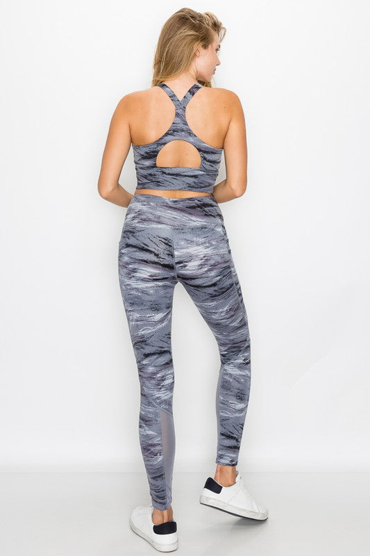 Crop Top Active Wear Set