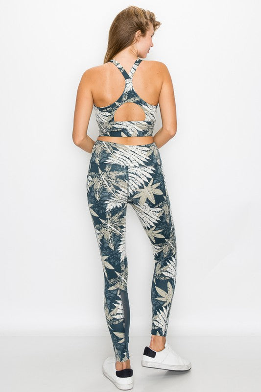 Crop Top Active Wear Set