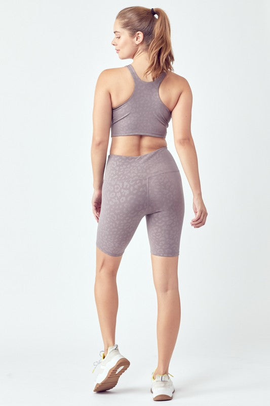 Fringed Leopard Pattern Active Set
