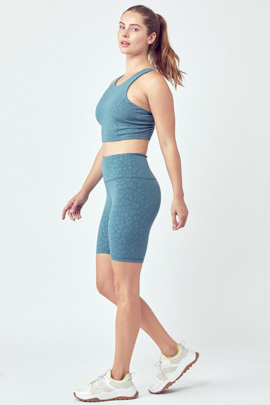 Fringed Leopard Pattern Active Set