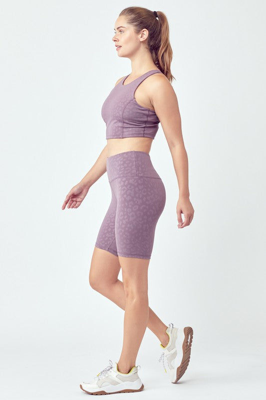 Fringed Leopard Pattern Active Set