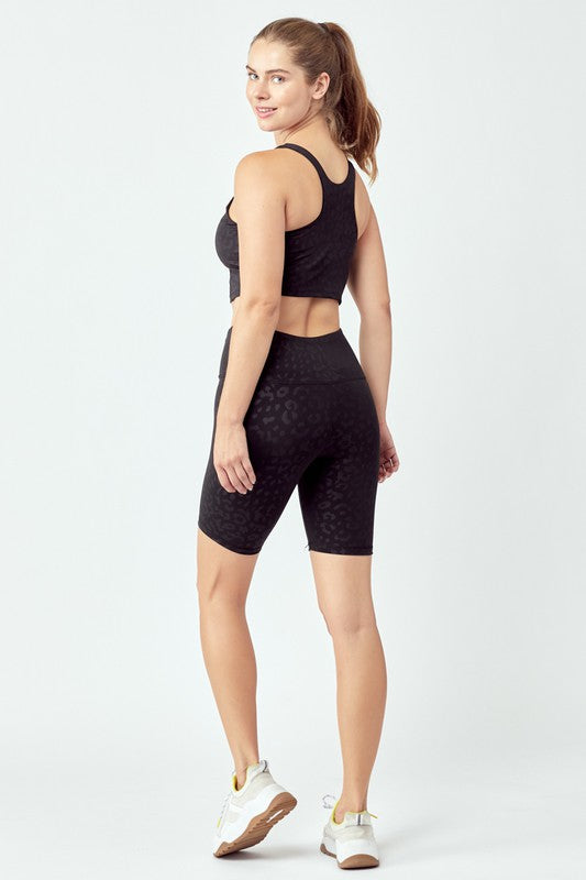 Fringed Leopard Pattern Active Set