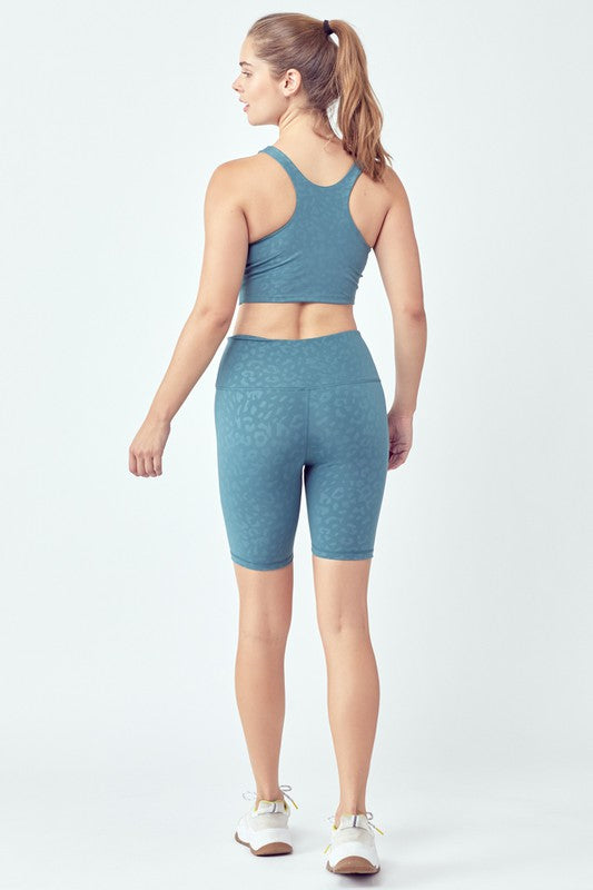 Fringed Leopard Pattern Active Set