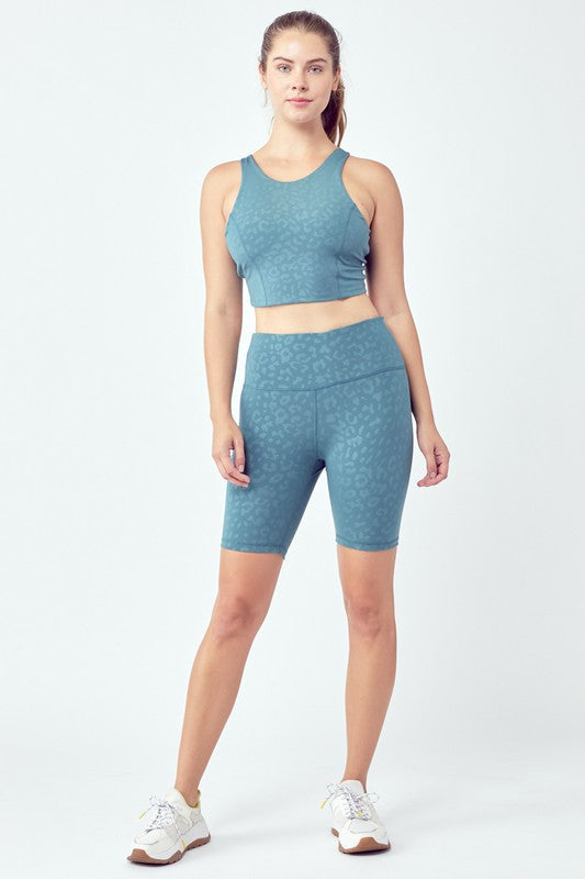 Fringed Leopard Pattern Active Set