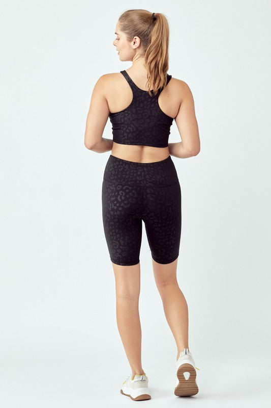 Fringed Leopard Pattern Active Set