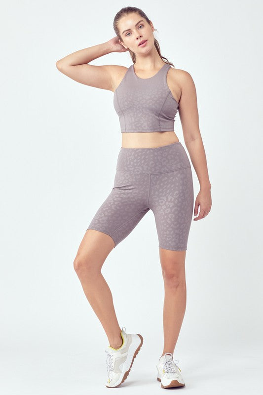 Fringed Leopard Pattern Active Set