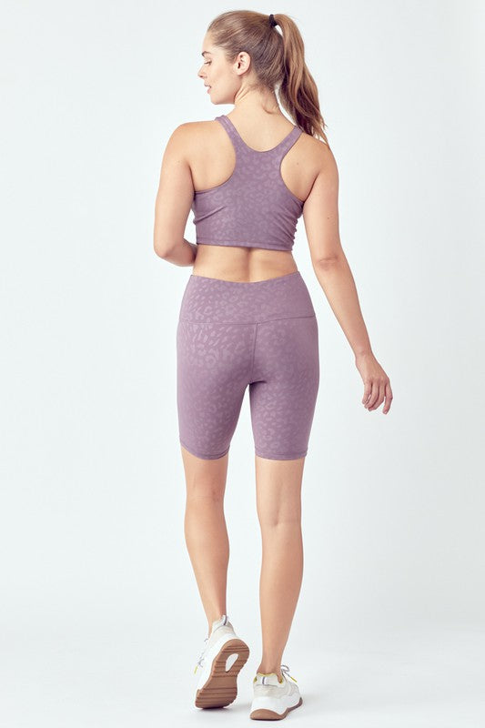 Fringed Leopard Pattern Active Set