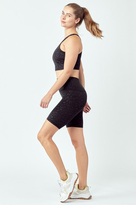 Fringed Leopard Pattern Active Set
