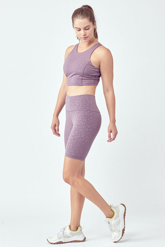 Fringed Leopard Pattern Active Set