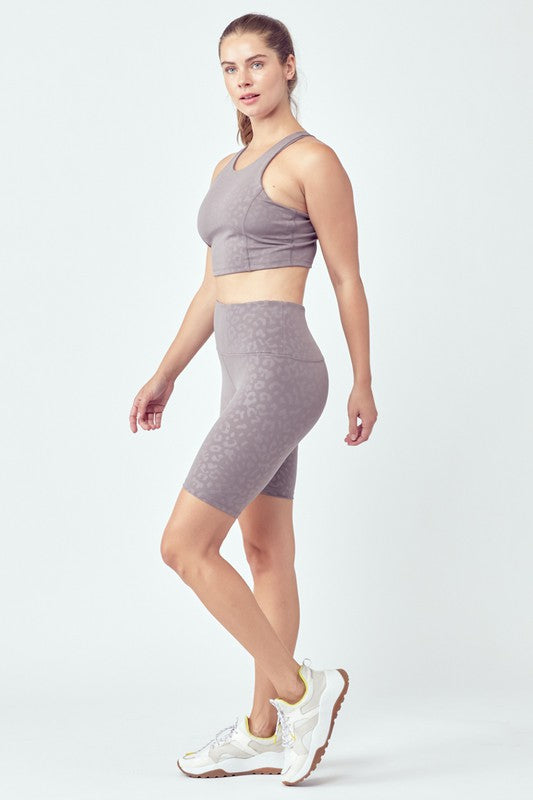 Fringed Leopard Pattern Active Set