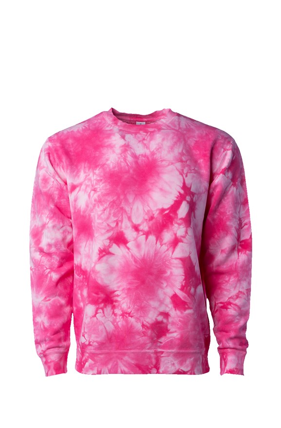 Pink Tie Dye Crewneck
