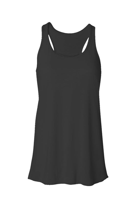 Black Flowy Racerback Tank