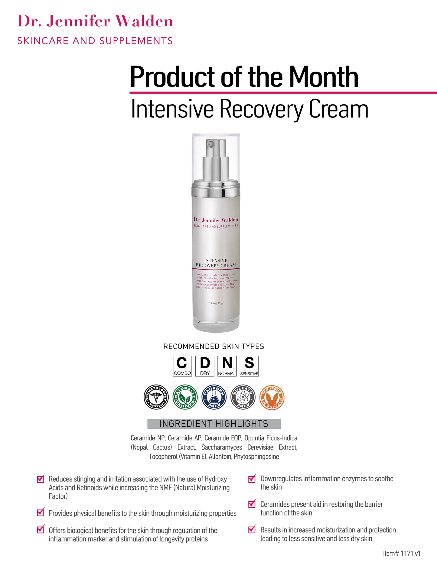 INTENSIVE RECOVERY CREAM