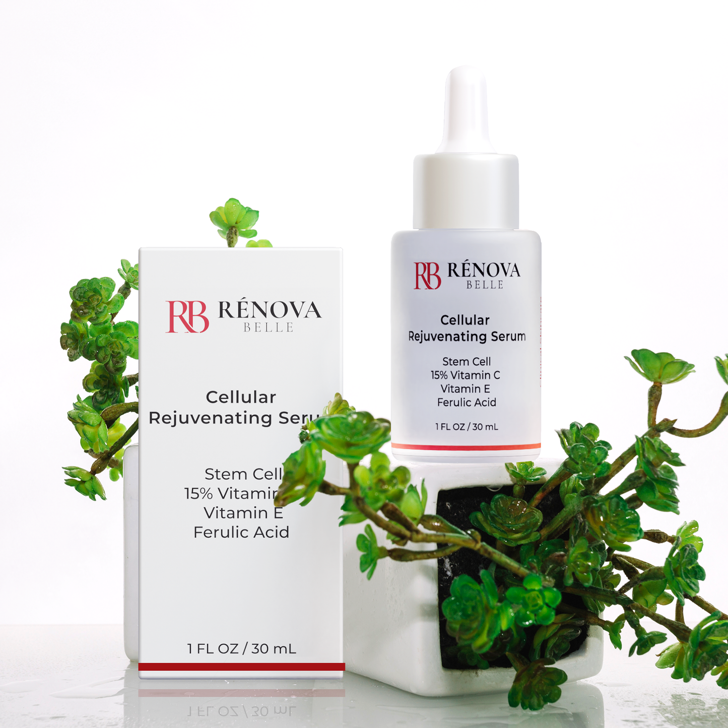 Vitamin C 15% Serum + Stem Cells + Ferulic Acid for Glowing and Brightening Skin