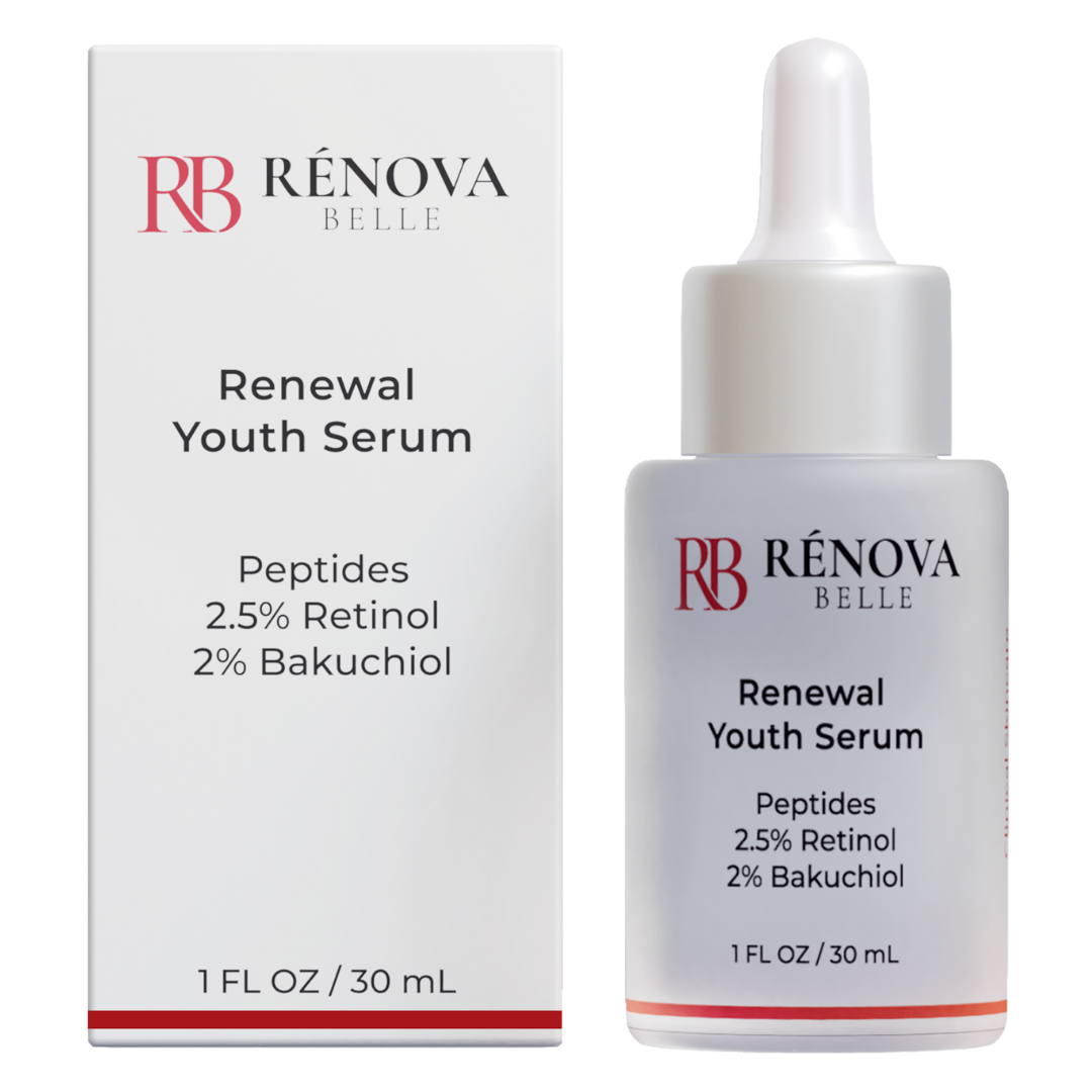 Retinol 2.5% Serum + Peptides + Bakuchiol 2% Acne Treatment + Anti Aging