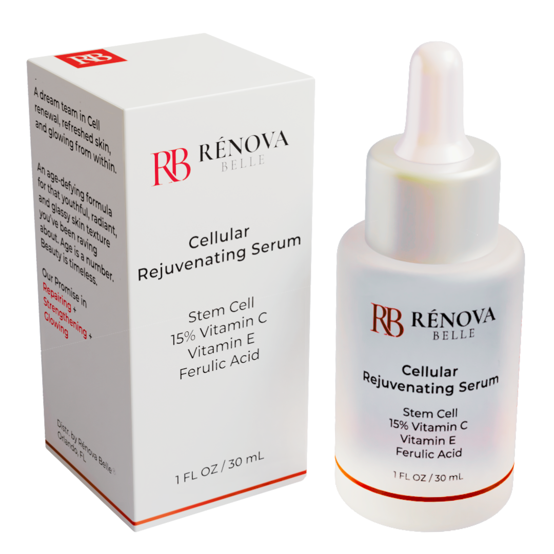 Vitamin C 15% Serum + Stem Cells + Ferulic Acid for Glowing and Brightening Skin