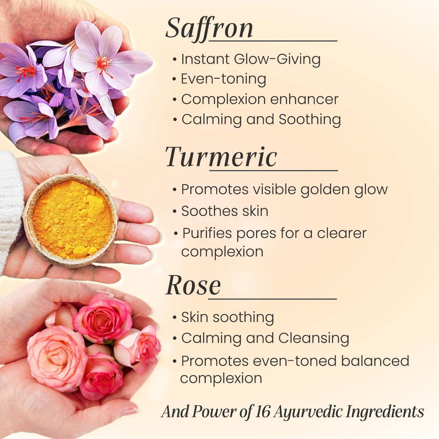 iYURA Kesaradi Face Oil | 100% Natural Ayurvedic Moisturizer for Dry, Sensitive Skin with Saffron, Turmeric & Rose | Reduces Look of Wrinkles 1.69 oz