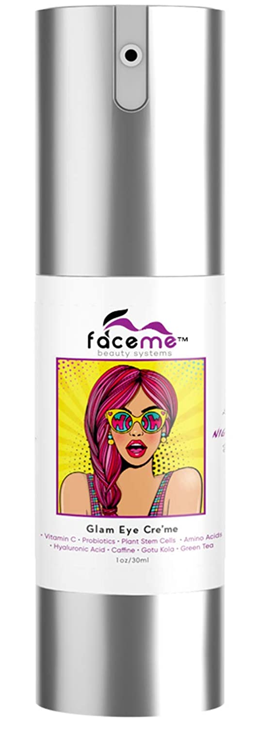 Eye Cream, Anti-Aging + Youth Promoting, Antioxidants & Botanicals- Vanquish Puffiness, Slay Inflammation, Super Hydrate, Smooth Fine Lines, Tighten & Firm with Caffeine, Plant Stem Cells 1 oz