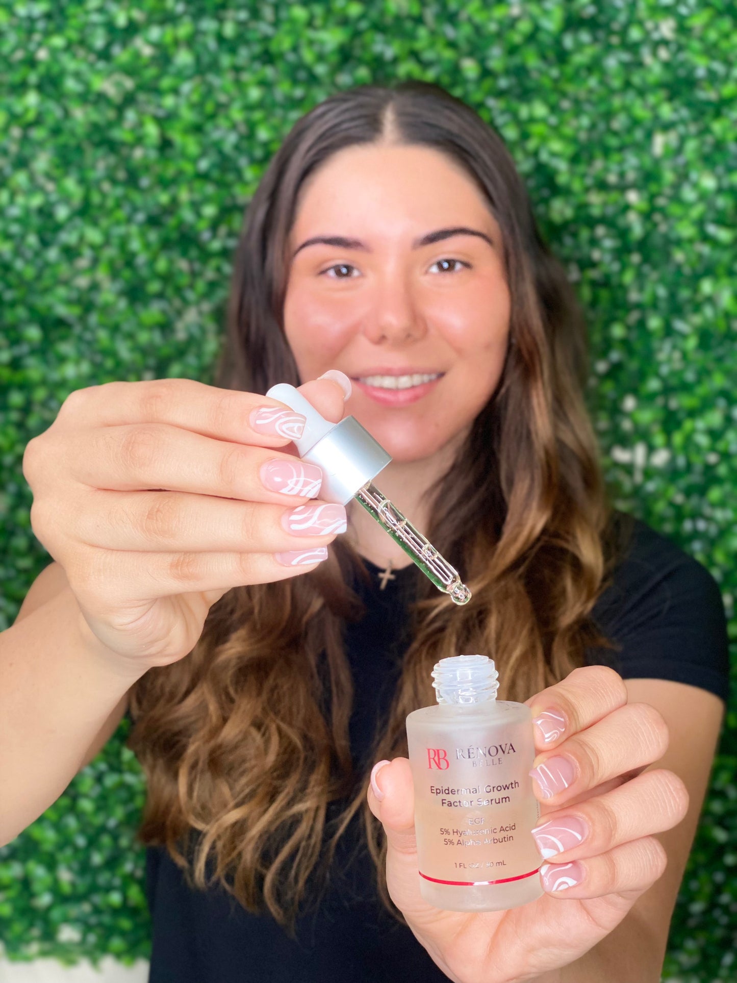 Epidermal Growth Factor EGF Serum + Hyaluronic Acid 5% + Alpha Arbutin 5% Renew & Repair Skin