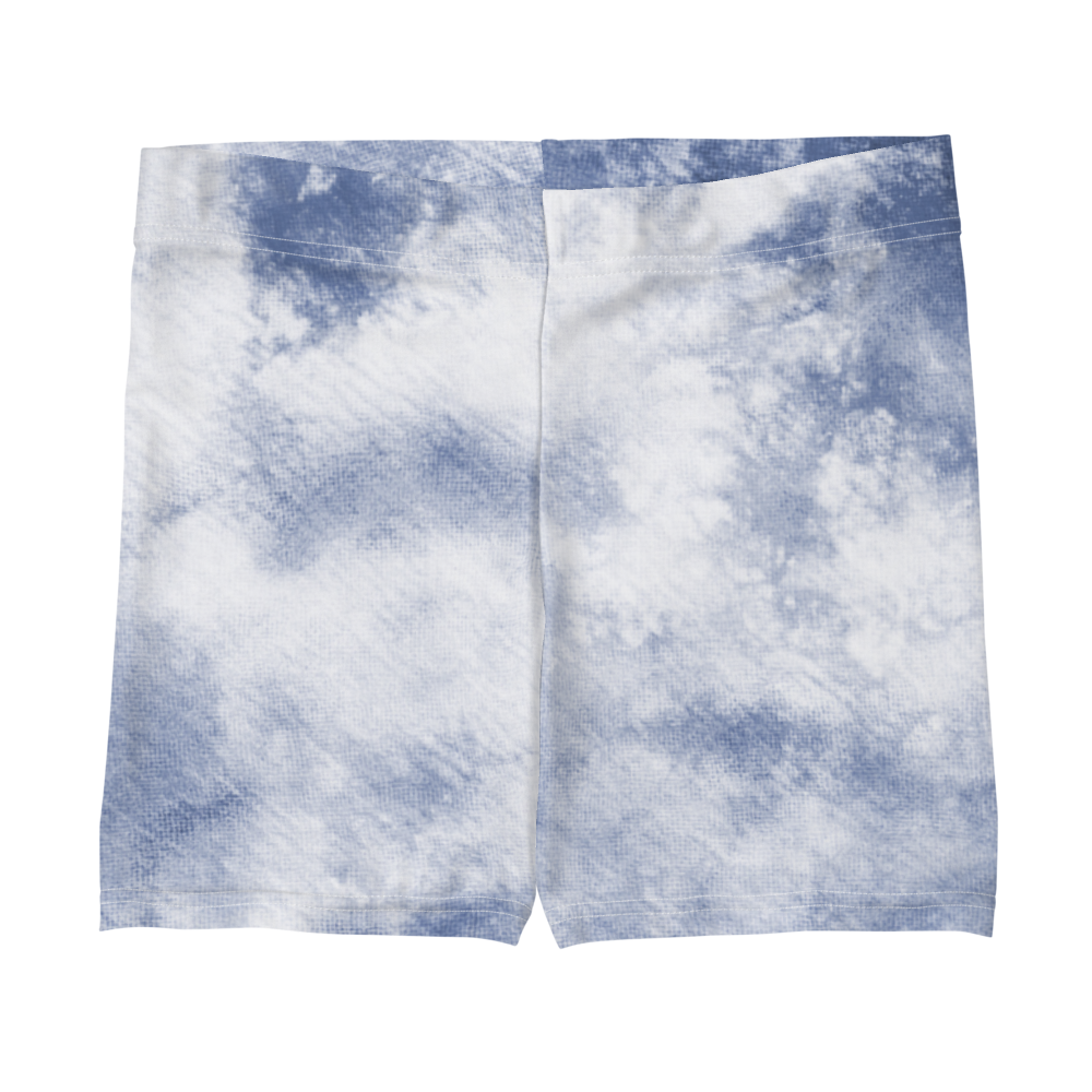 Alexa Sky Blue Tie Dye Shorts
