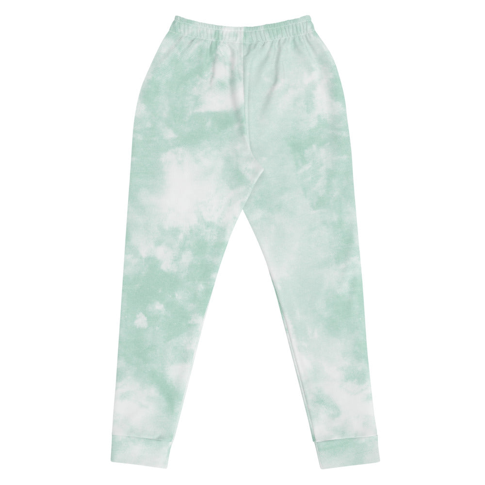 Women's Joggers Green Tie Dye