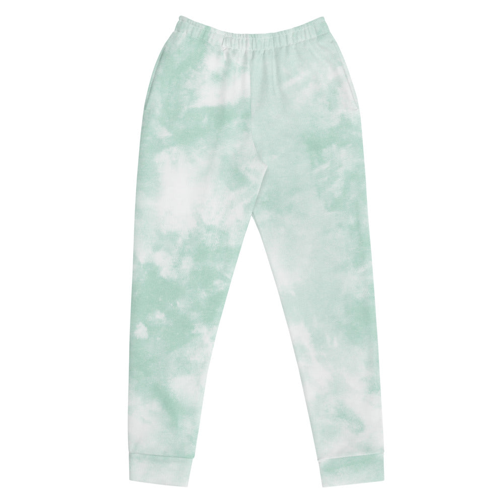 Women's Joggers Green Tie Dye