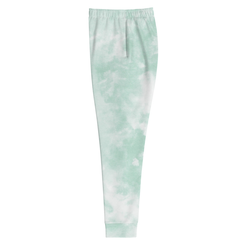 Women's Joggers Green Tie Dye