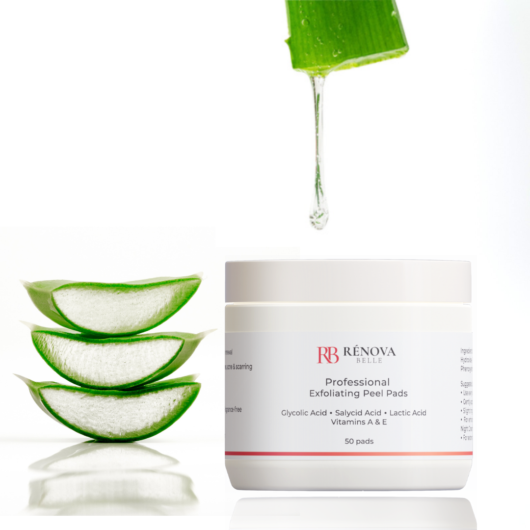 Glycolic Acid 15% + Salicylic Acid + Lactic Acid - Acne Treatment Exfoliating Pads