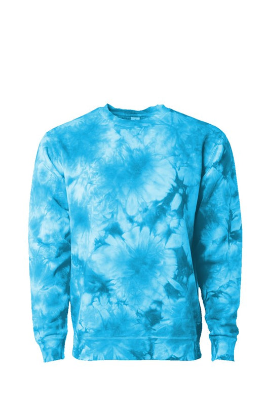Light Blue Tie Dye Crewneck