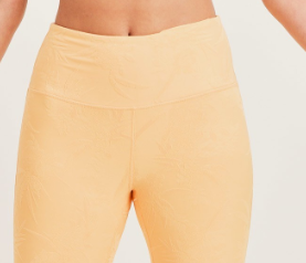 Hannah Paradise Champagne Colored Leggings Activewear