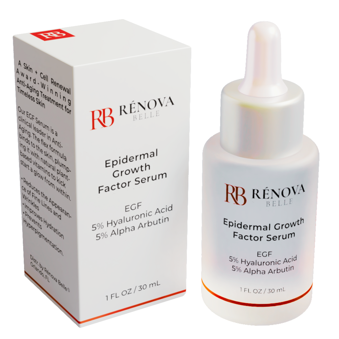 Epidermal Growth Factor EGF Serum + Hyaluronic Acid 5% + Alpha Arbutin 5% Renew & Repair Skin